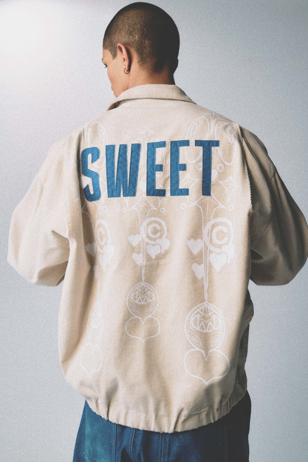 CPD SWEET LOGO JACKET / Vintage White
