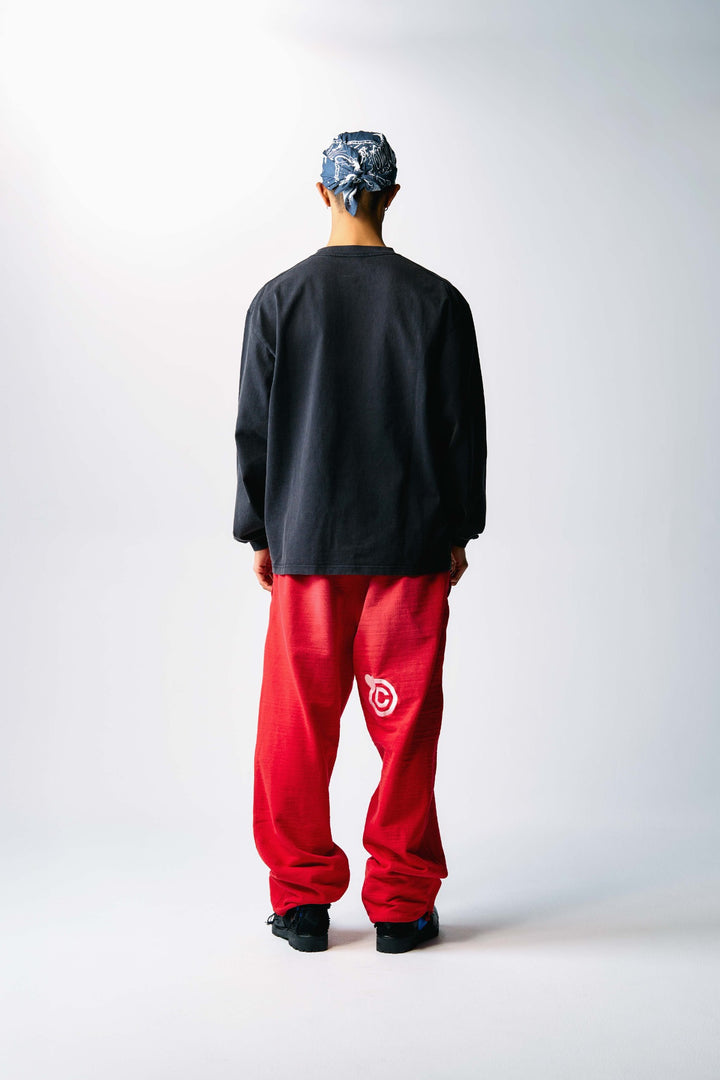 CPD SPRAYING LOVE STITCH PANTS / Red
