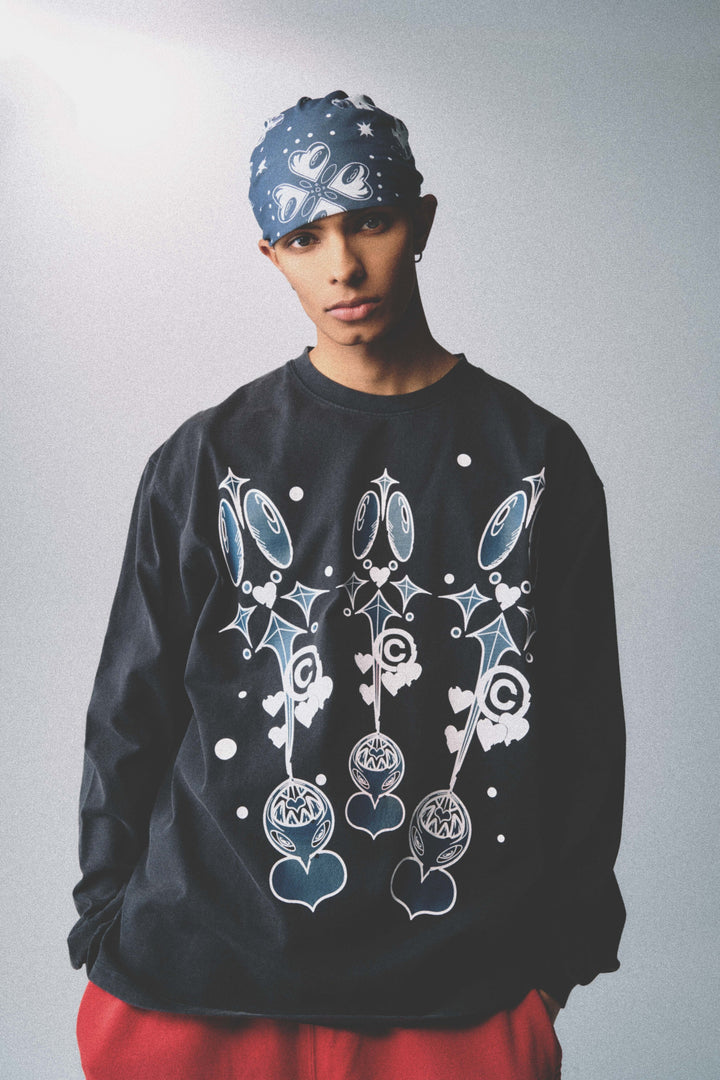 GILA GILA LONG SLEEVE TEE / Black