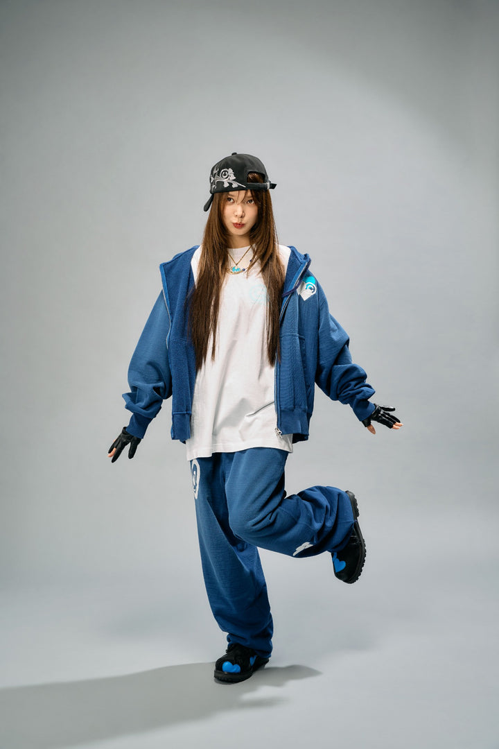 CPD SPRAYING LOVE STITCH HOODIE / Blue