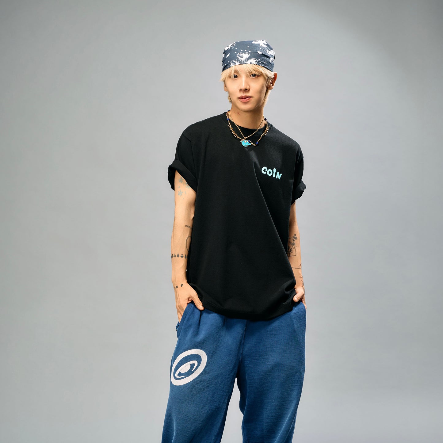 NOW ON REC TEE / Black Blue
