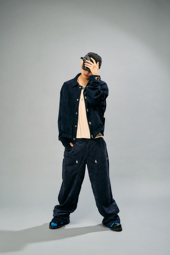 CPD SUEDE WATCH THE JACKET / Navy