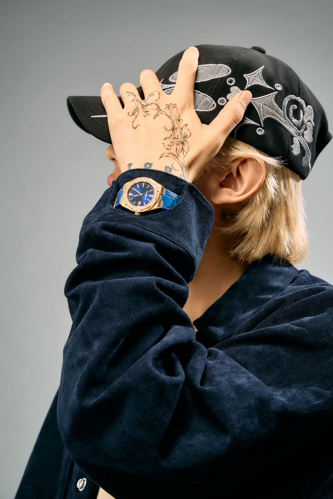 CPD SUEDE WATCH THE JACKET / Navy