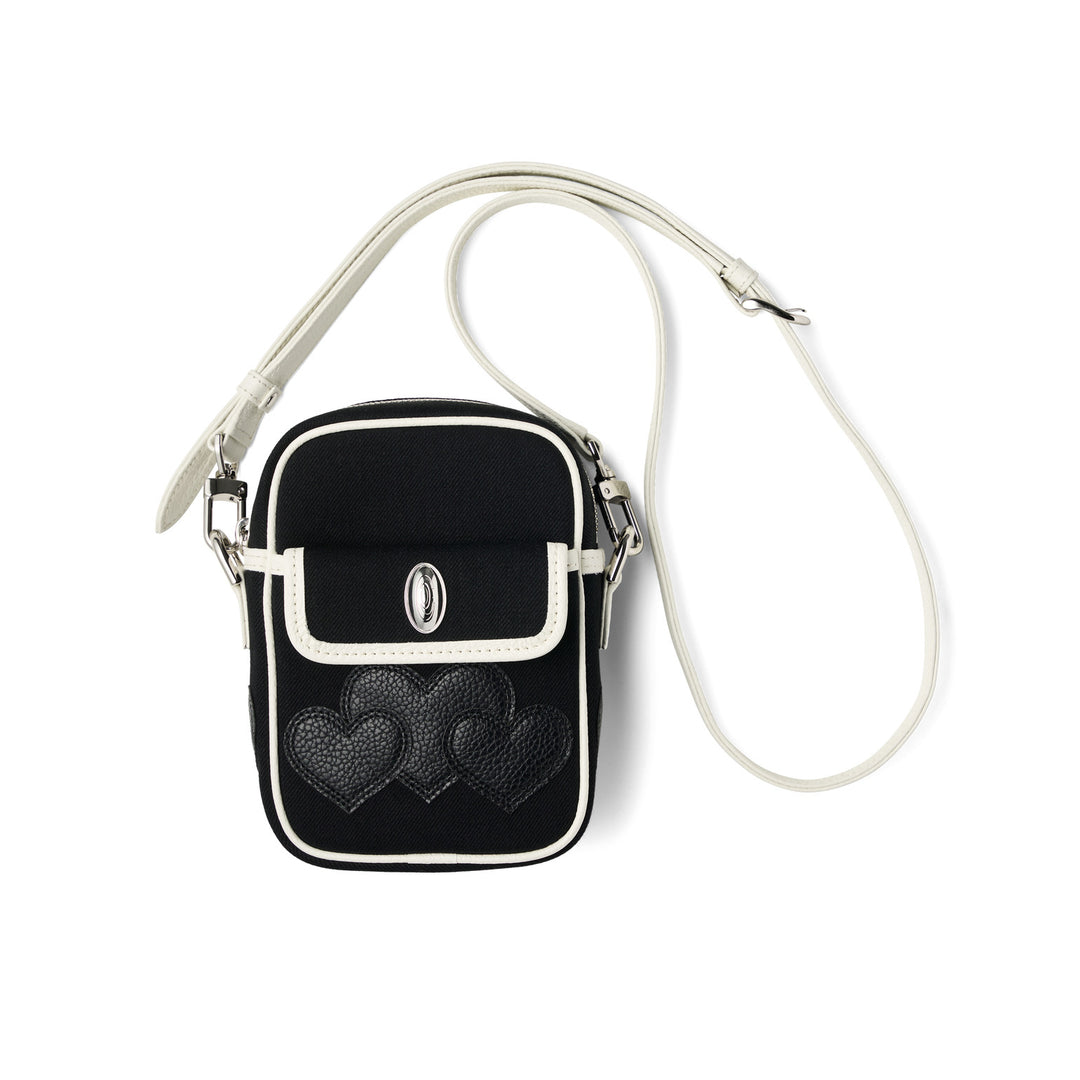 LOVE PATCH SHOULDER BAG 