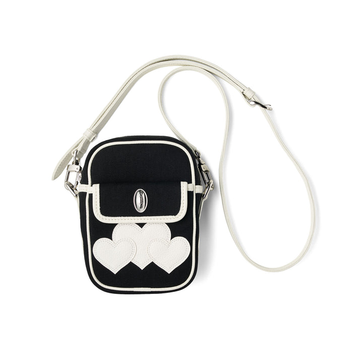 LOVE PATCH SHOULDER BAG 