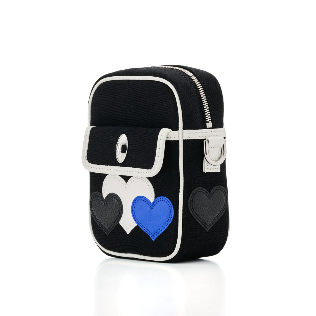 LOVE PATCH SHOULDER BAG 