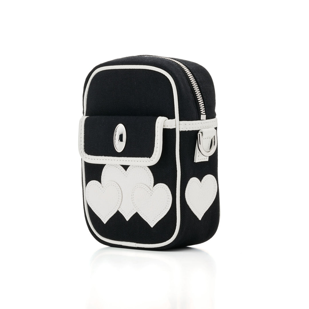 LOVE PATCH SHOULDER BAG 