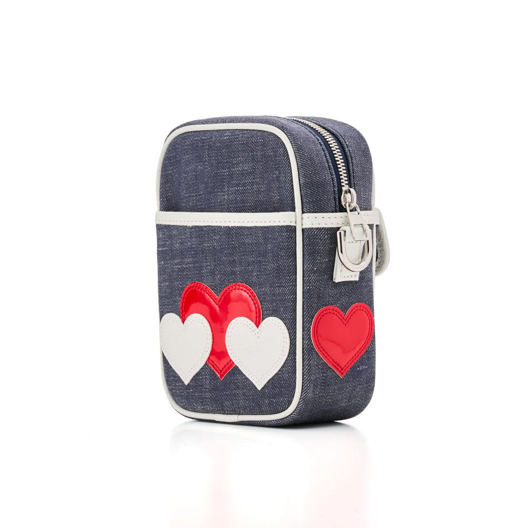 LOVE PATCH SHOULDER BAG 