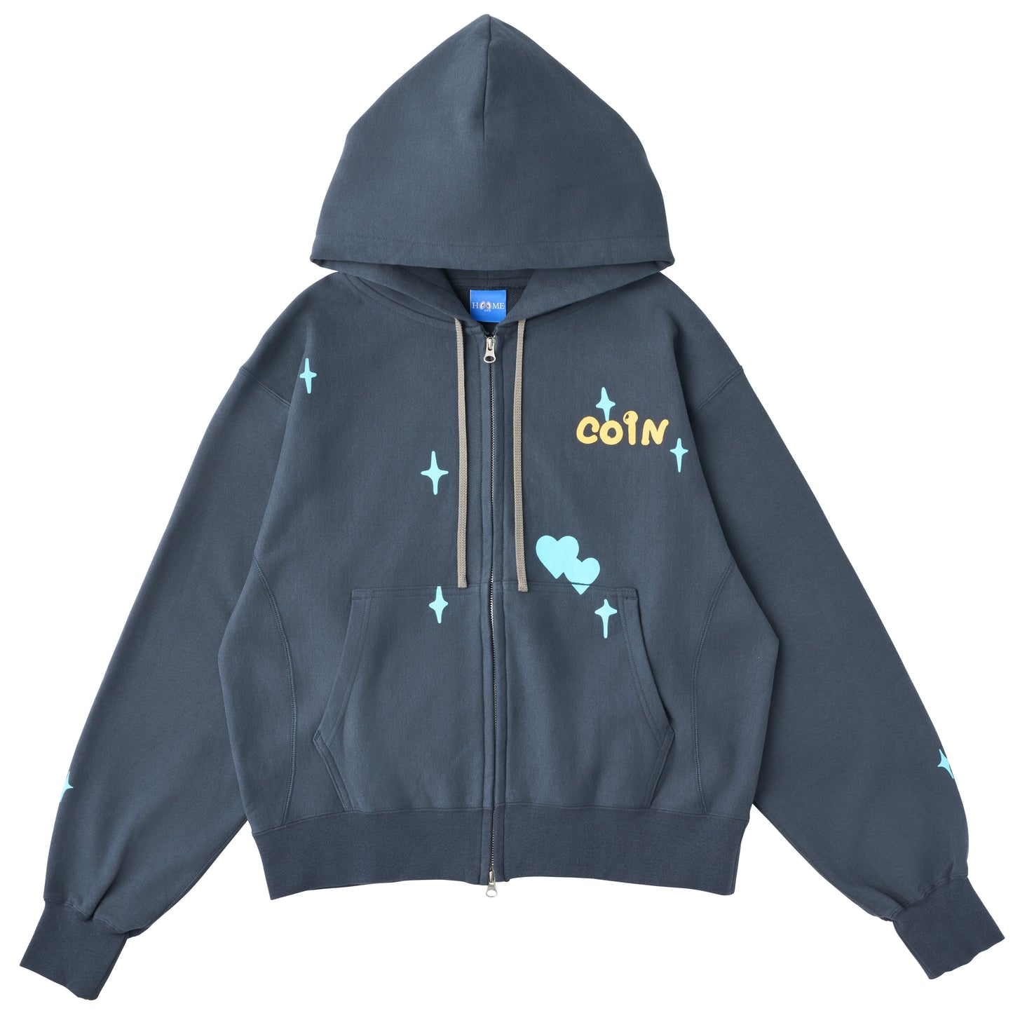 KILA KILA LOVE ZIP HOODIE / Charcoal