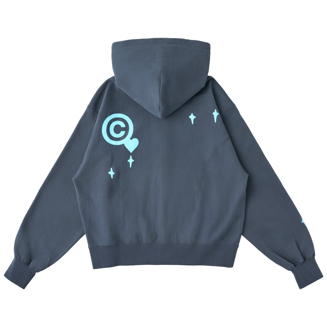 KILA KILA LOVE ZIP HOODIE / Charcoal