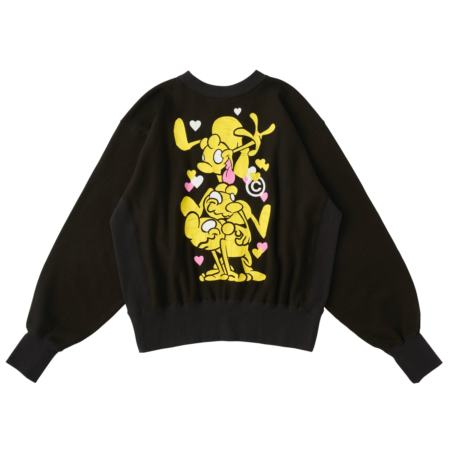 Mr.Shirai Three Sweatshirts / Black Yellow