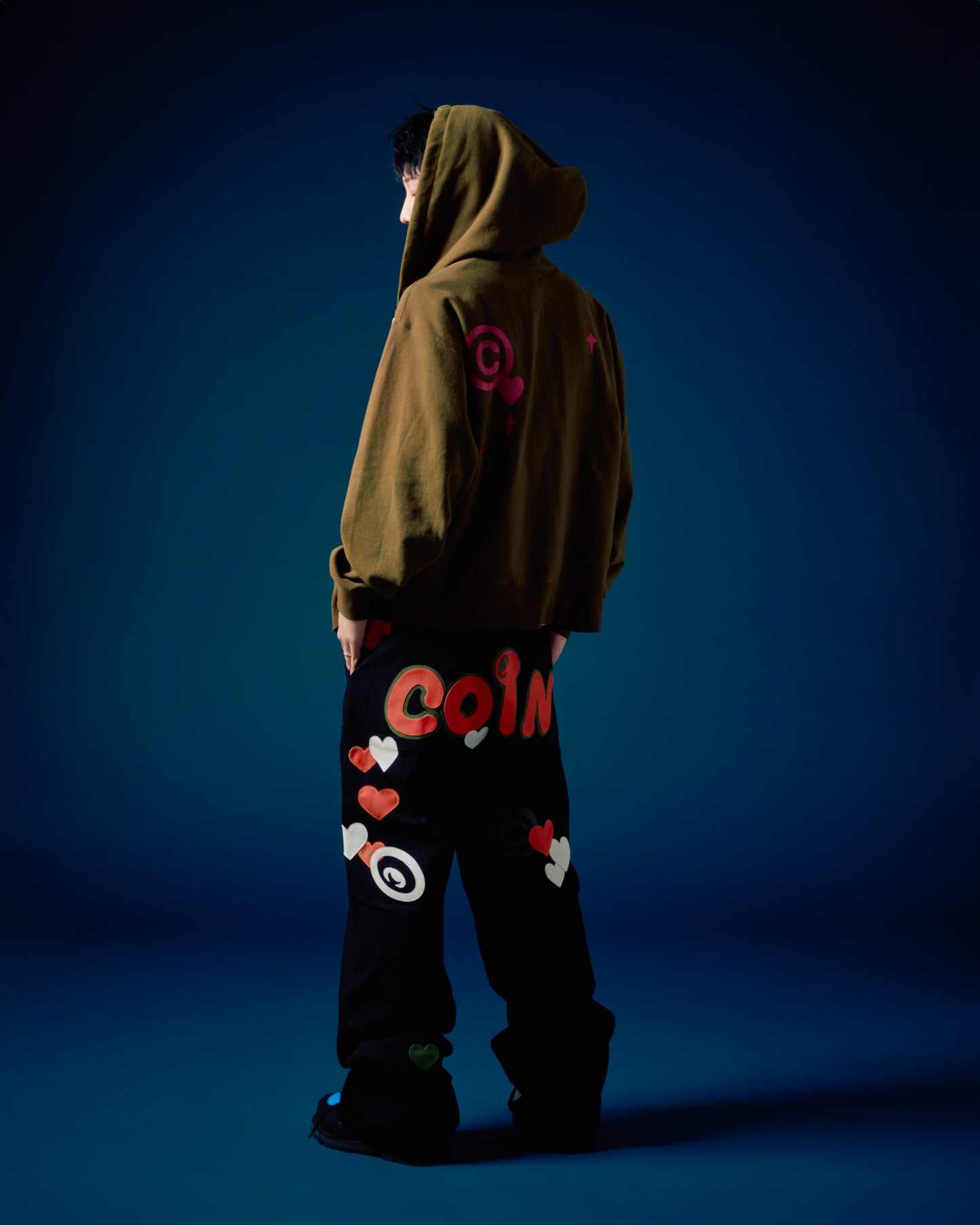 KILA KILA LOVE ZIP HOODIE / Khaki