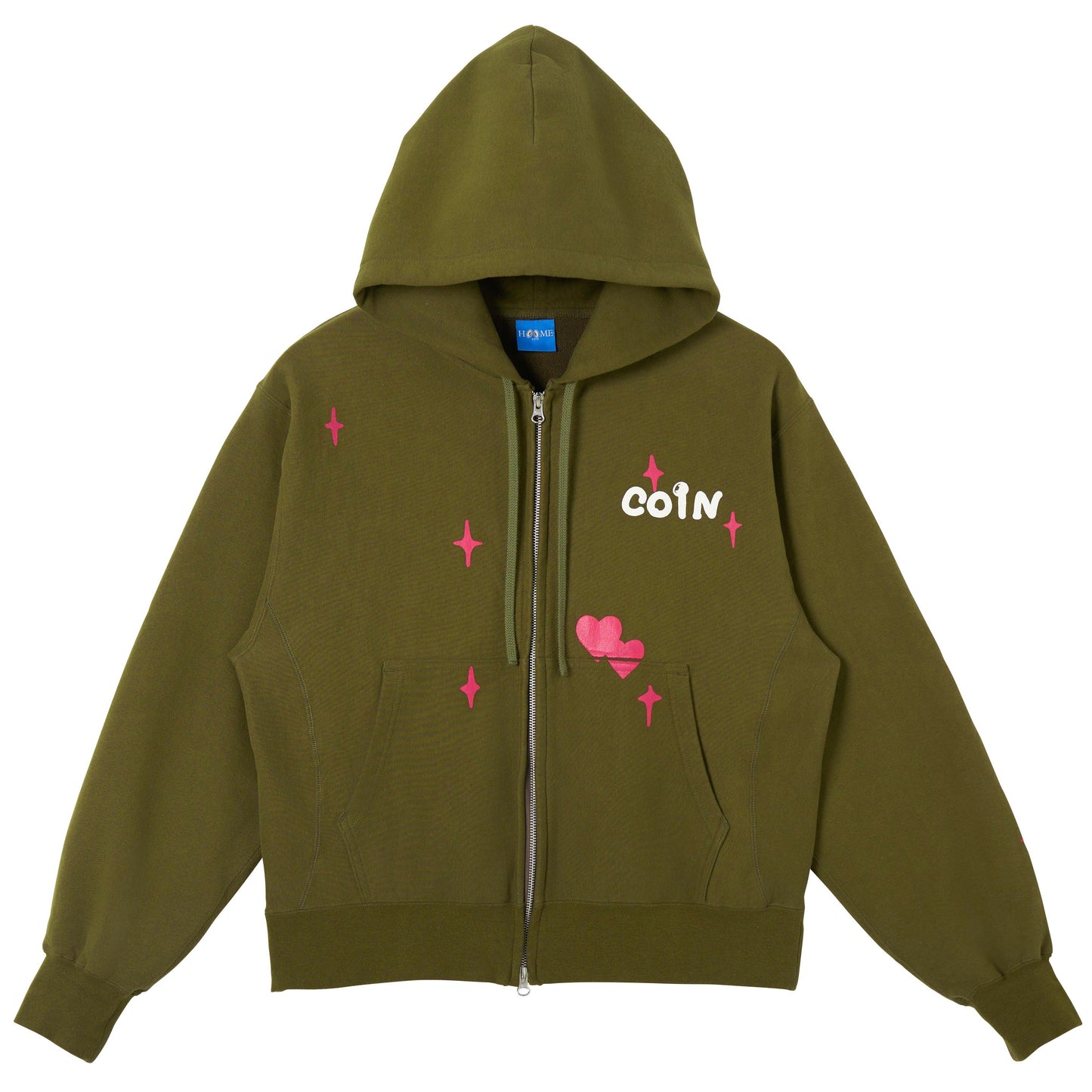 KILA KILA LOVE ZIP HOODIE / Khaki