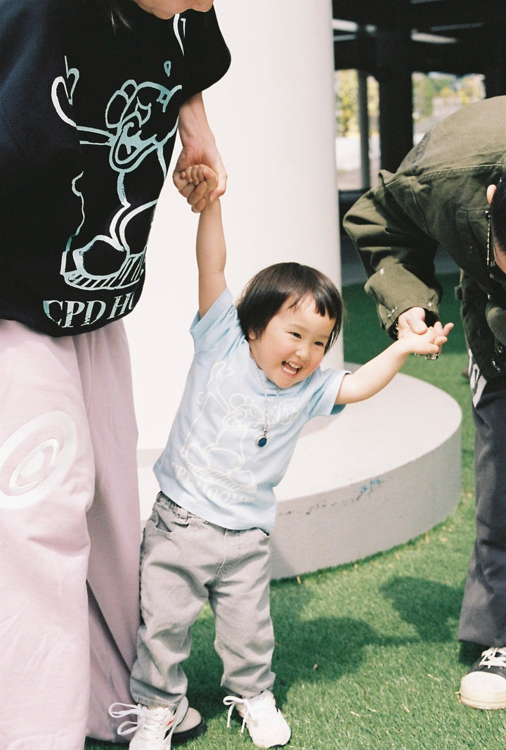 【KIDS】Mr.Shirai KIDS TEE / Blue