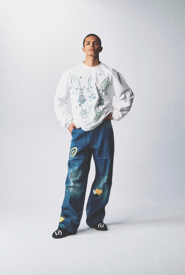 GILA GILA LONG SLEEVE TEE / White
