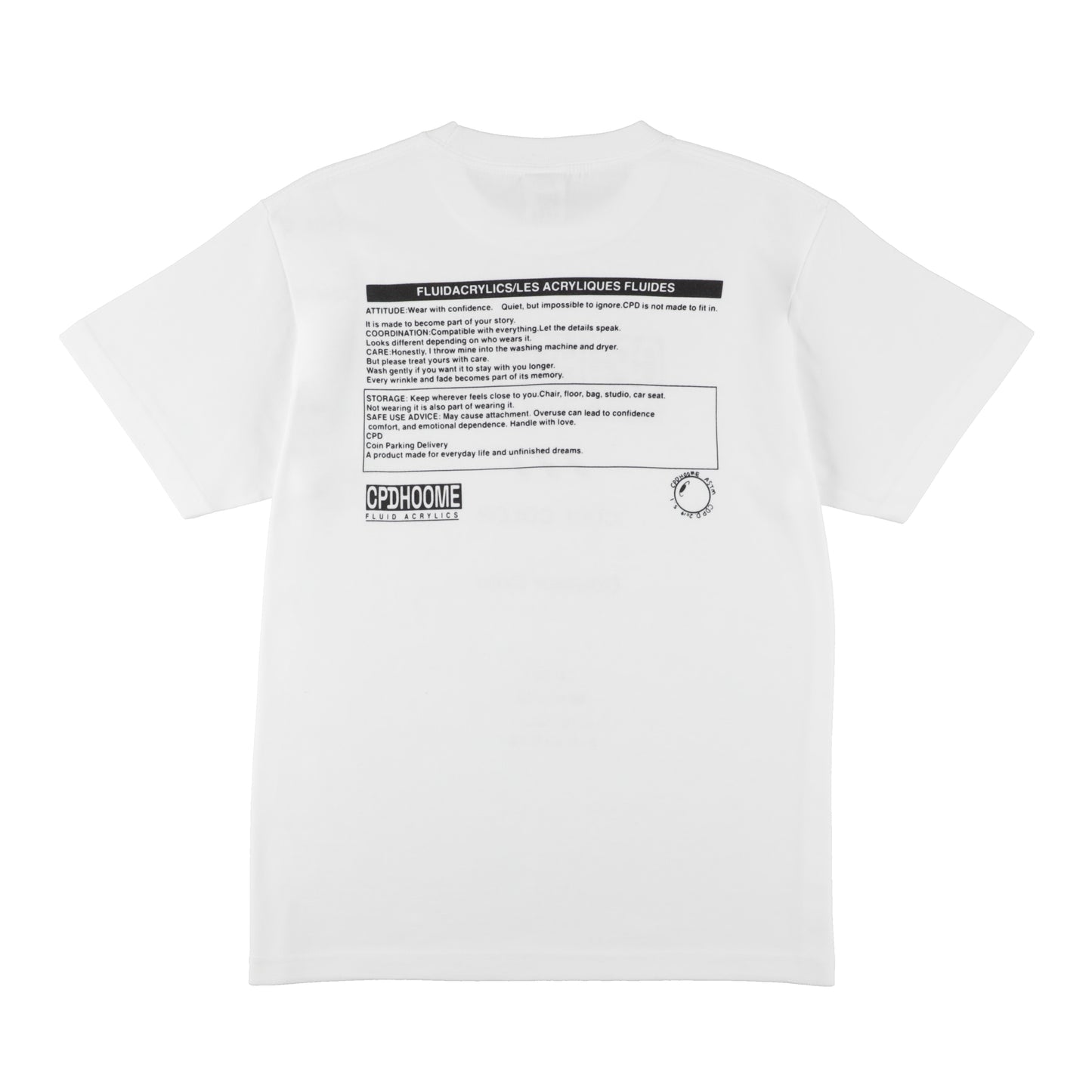 【COMING SOON】BOTTLE TEE / White