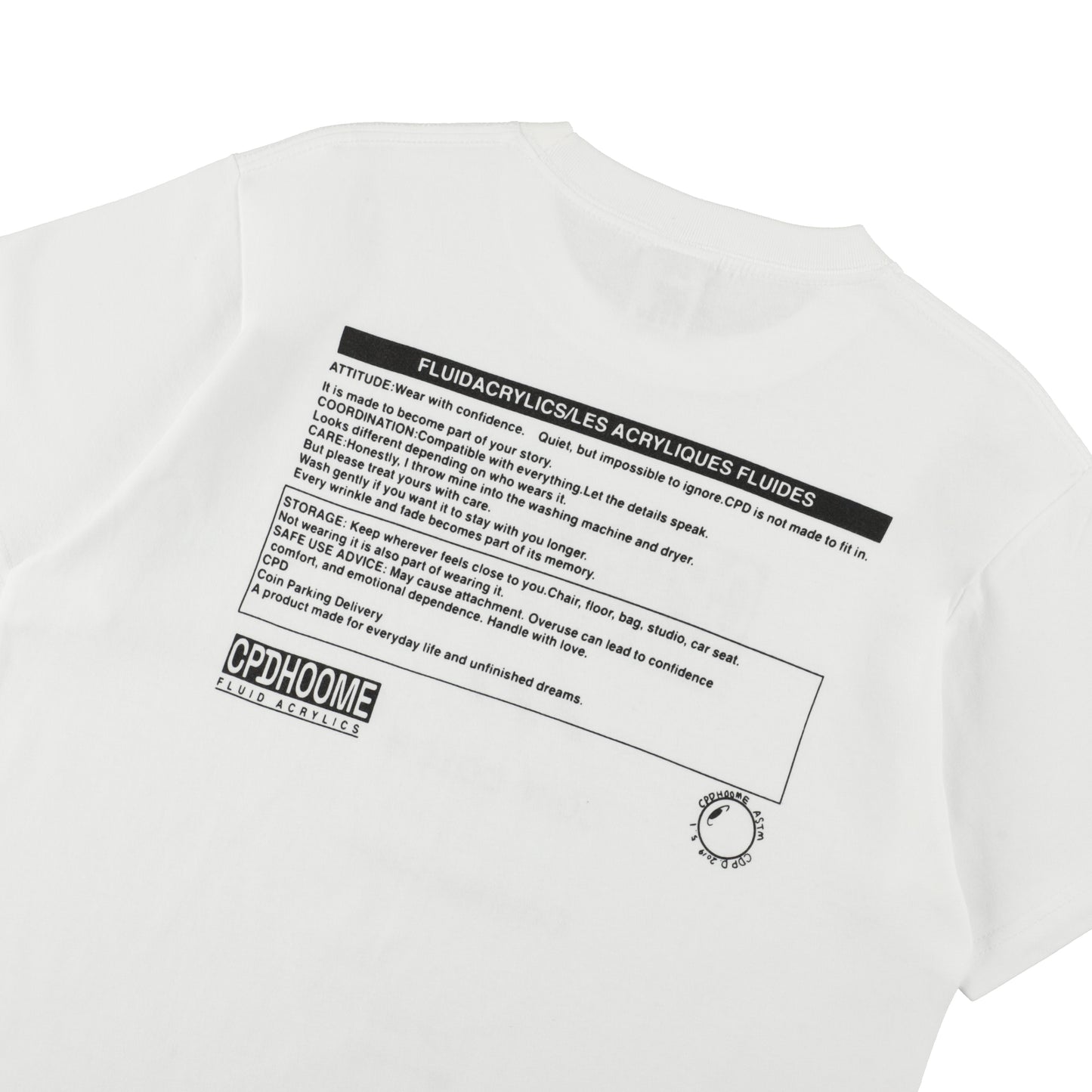 【COMING SOON】BOTTLE TEE / White