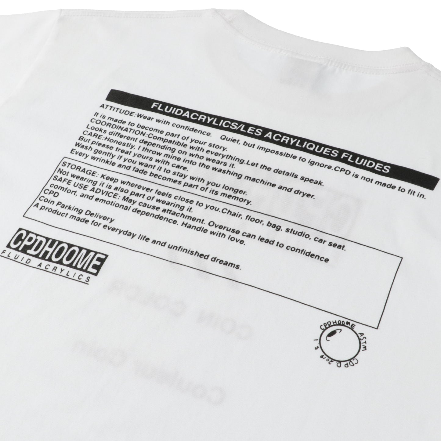 【COMING SOON】BOTTLE TEE / White