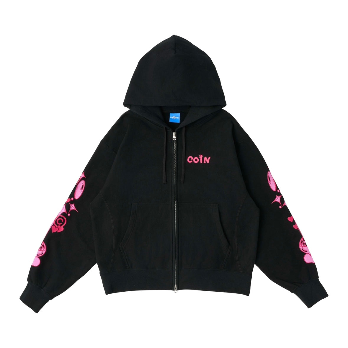 GILA GILA ZIP HOODIE / Black