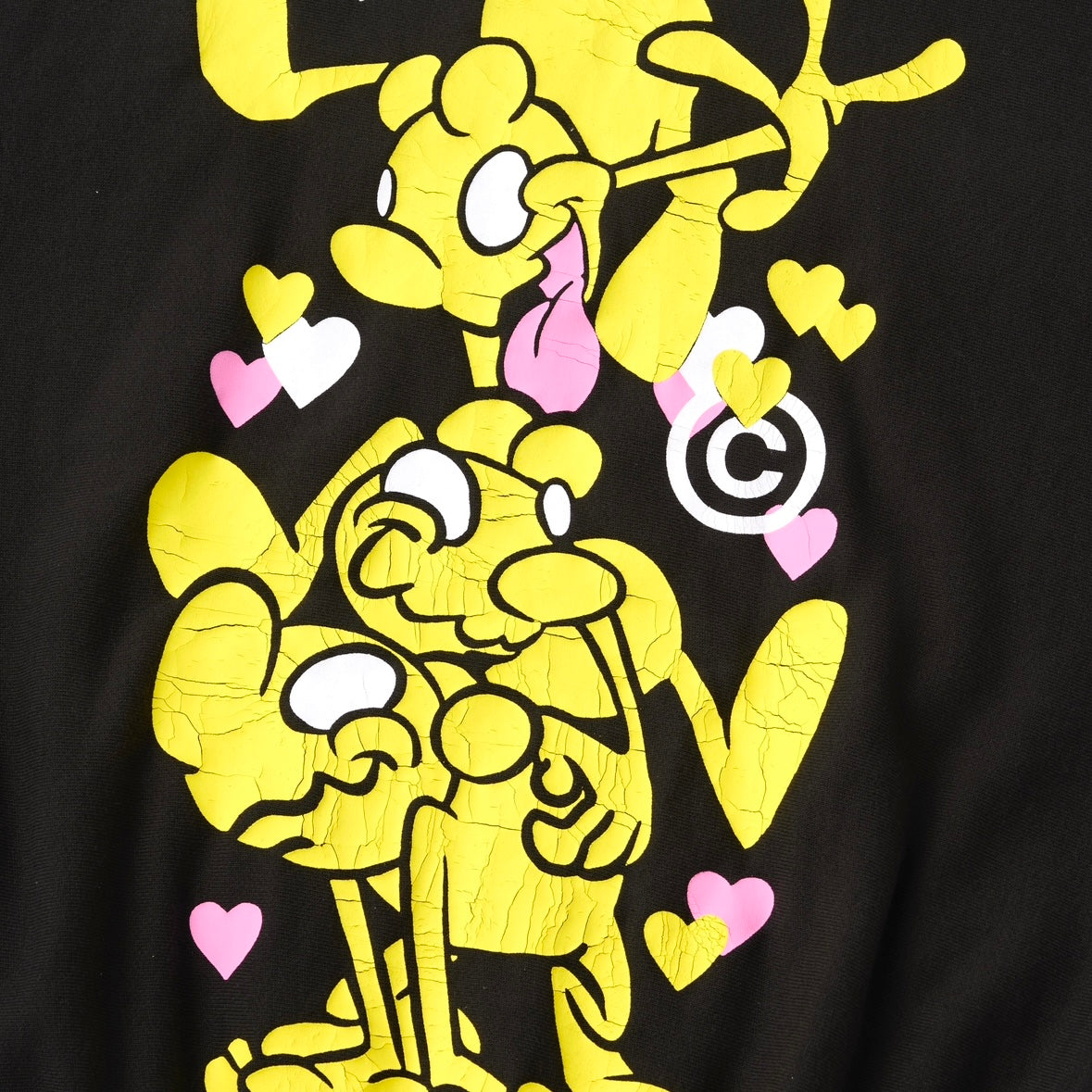 Mr.Shirai Three Sweatshirts / Black Yellow