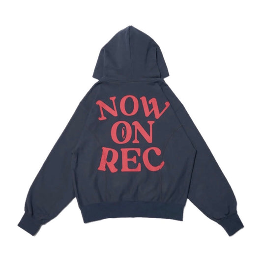 NOW ON REC HOODIE / Charcoal Red