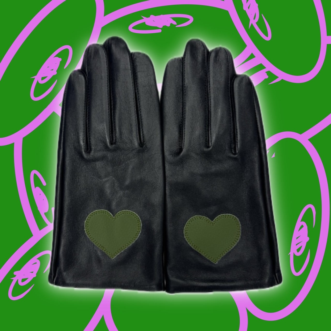 CPD LOVE PATCH LAMBSKIN GLOBE #5 / Black