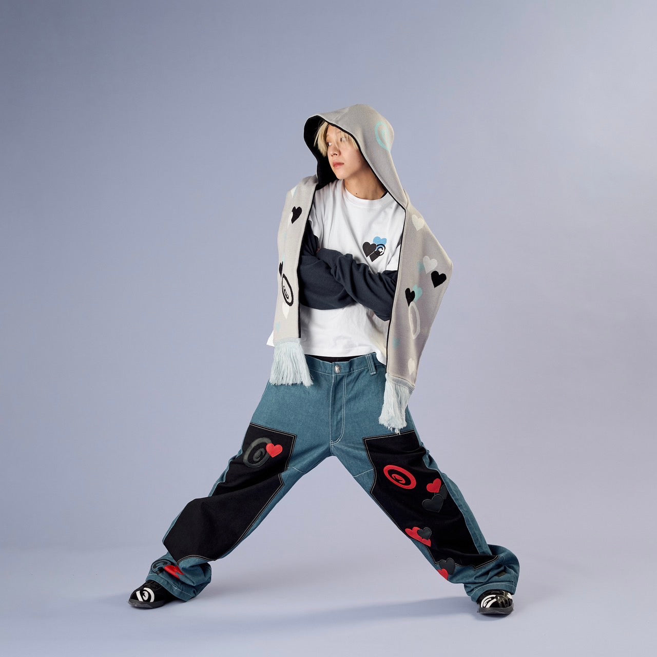 CPD HEART STITCH TEE / White