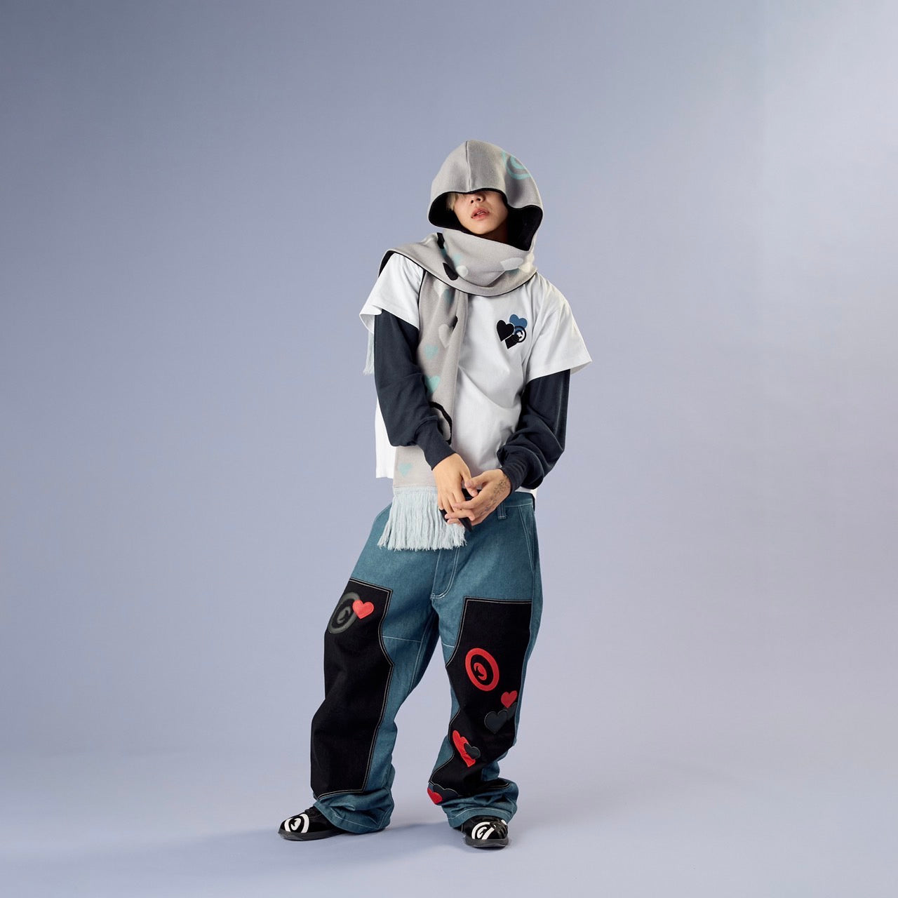 CPD HEART STITCH TEE / White