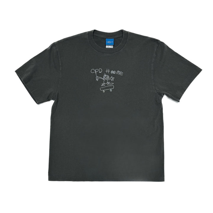 SKATER TEE / Vintage Black