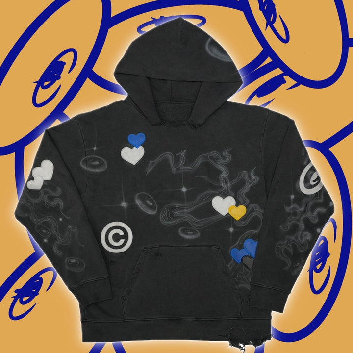 Pine tree pattern hoodie 