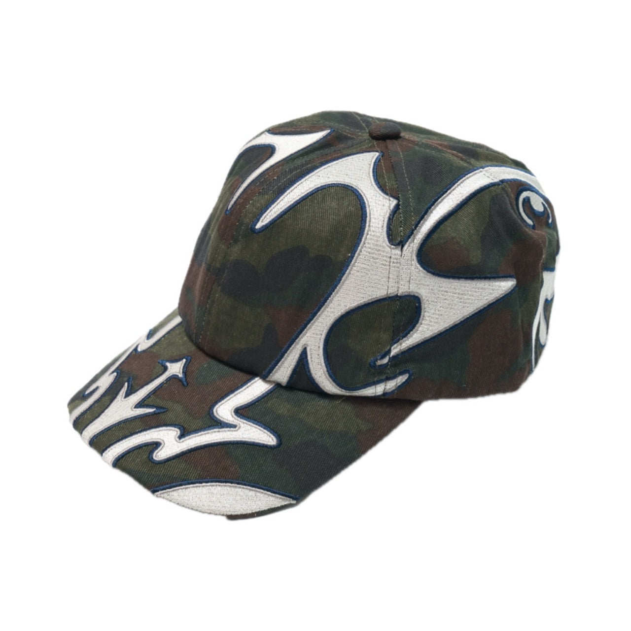 CPD "eNrOll" Cap / Dark Camo & White Embroidery