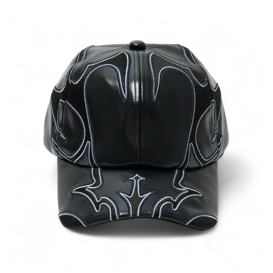 eNrOll Leather CAP / Black