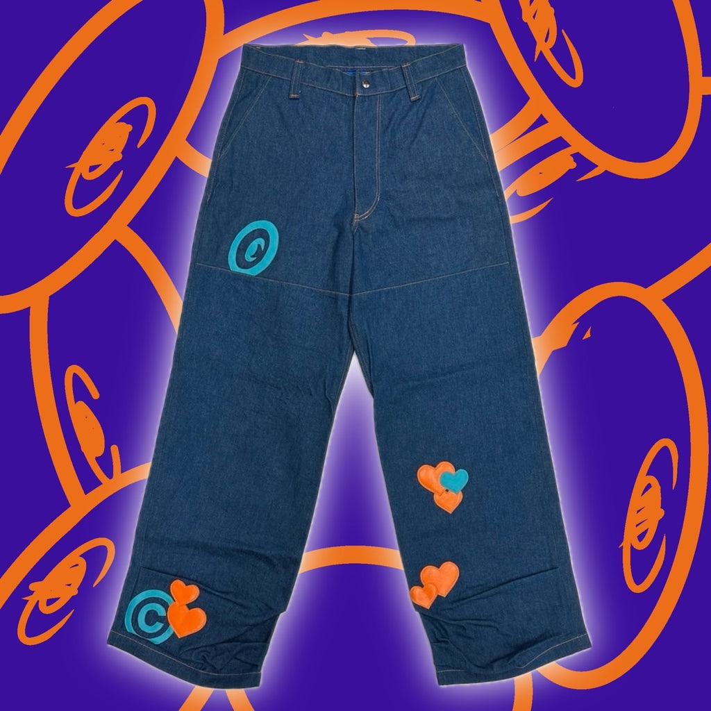 CPD HOOME グラデーション デニムパンツ CPD LOVE Patch Pants #25 – CPD HOOME