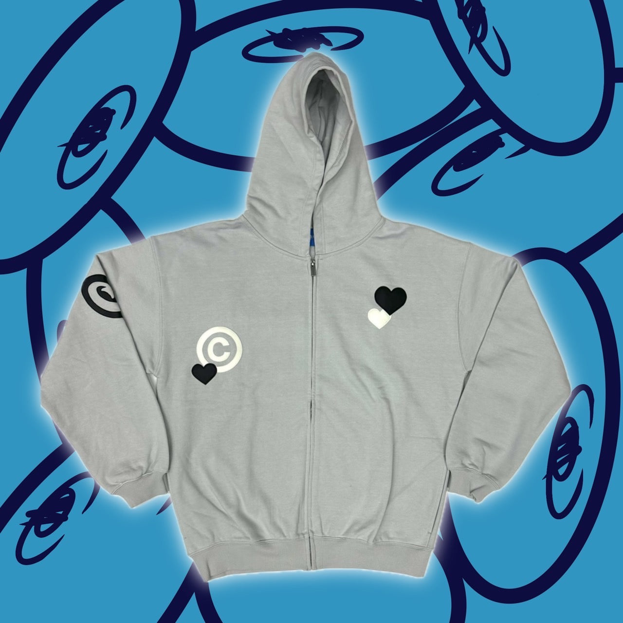 CPD LOVE Patch Zipper Hoodie #3