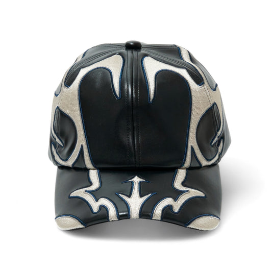 eNrOll Leather CAP / White