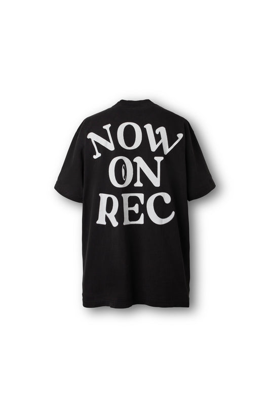 NOW ON REC TEE black