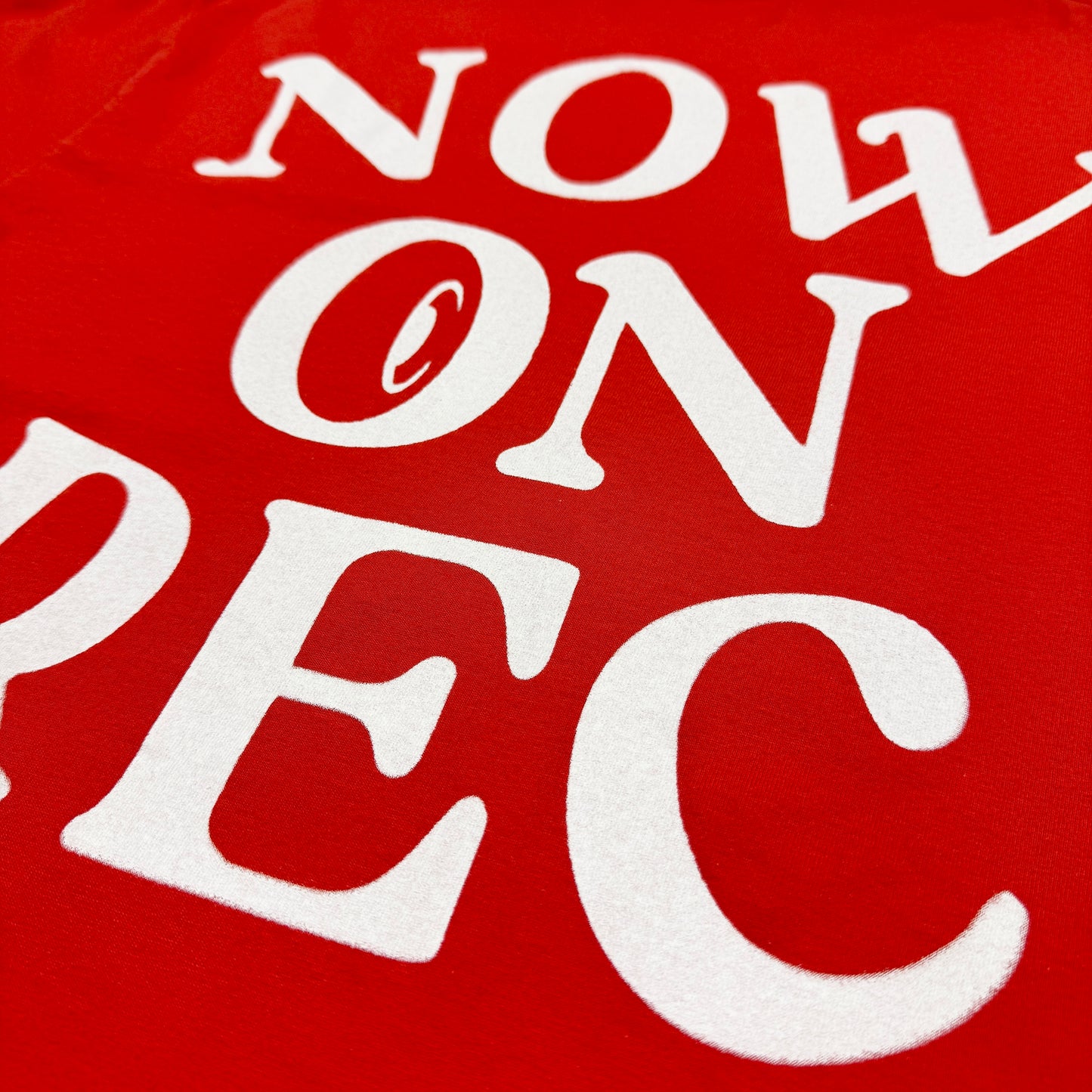 NOW ON REC TEE / Brilliant Red