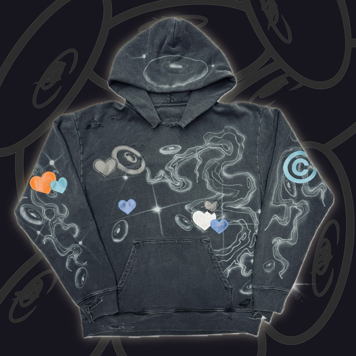 Pine tree pattern hoodie 