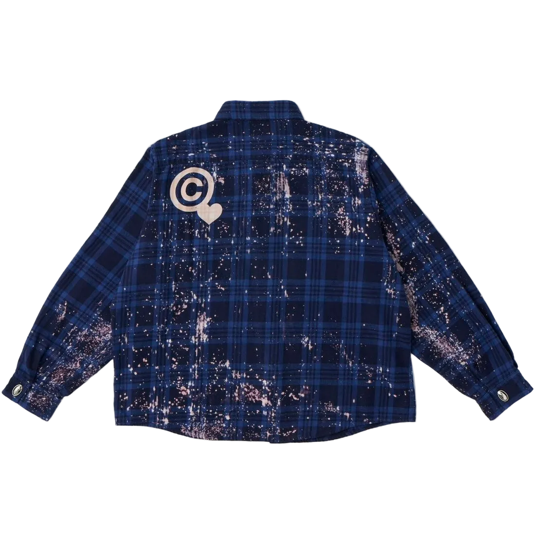 CPD LOVE SPLASHE FLANNEL SHIRTS / Navy Black Check