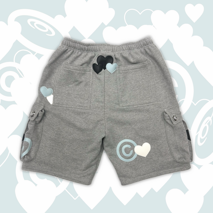 CPD LOVE PATCH SWEAT SHORTS 