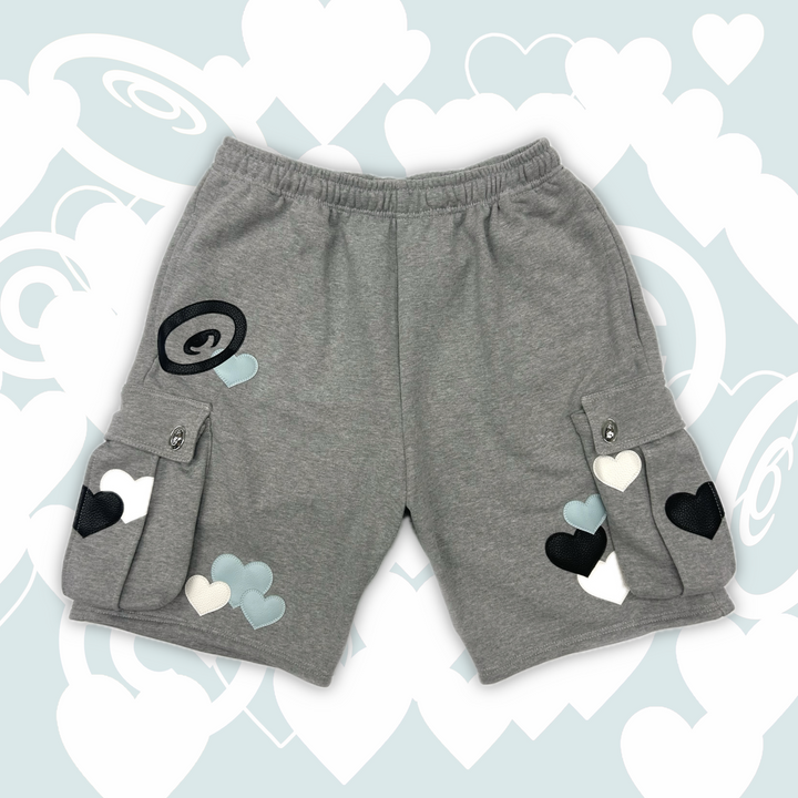 CPD LOVE PATCH SWEAT SHORTS 