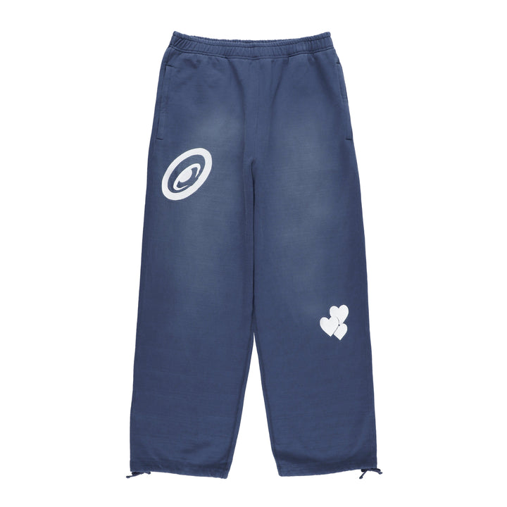 CPD SPRAYING LOVE STITCH PANTS / Bule