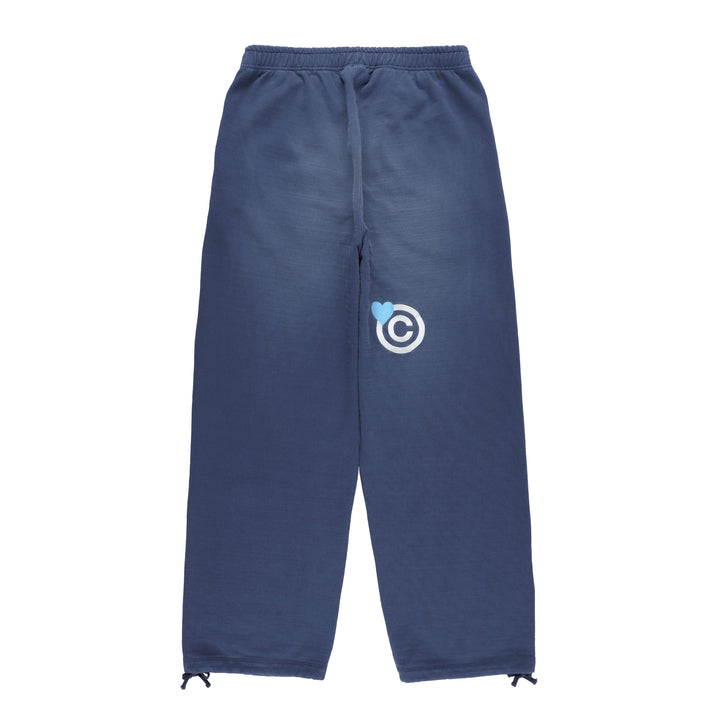 CPD SPRAYING LOVE STITCH PANTS / Bule
