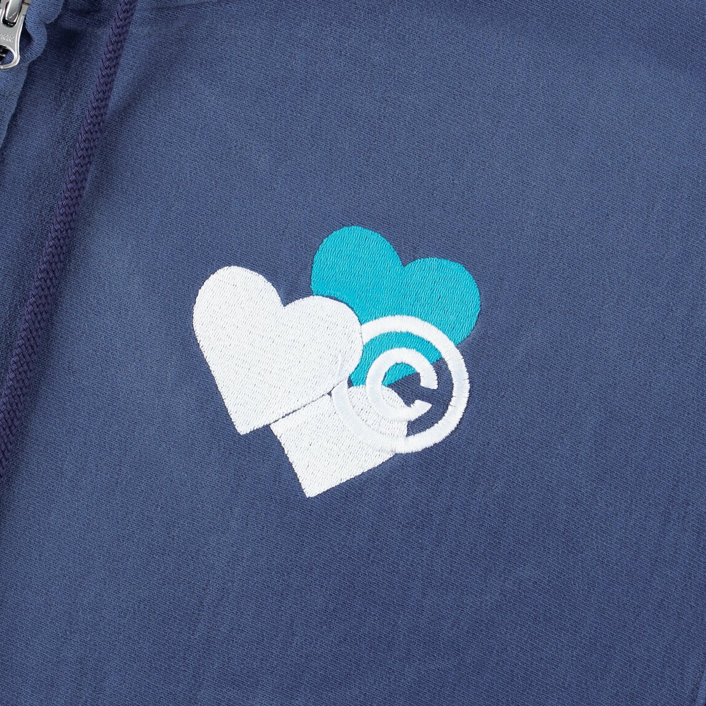 CPD SPRAYING LOVE STITCH HOODIE / Blue