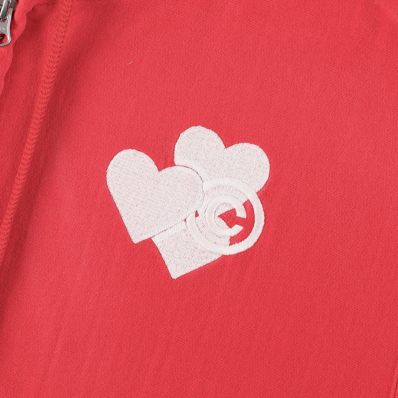 CPD SPRAYING LOVE STITCH HOODIE / Red