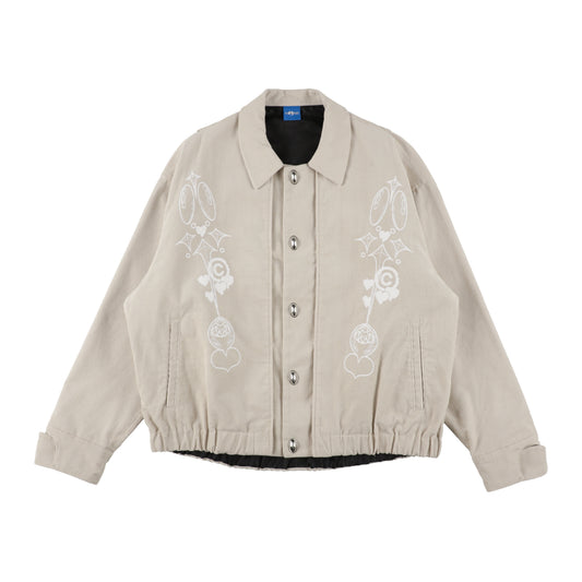 CPD SWEET LOGO JACKET / Vintage White