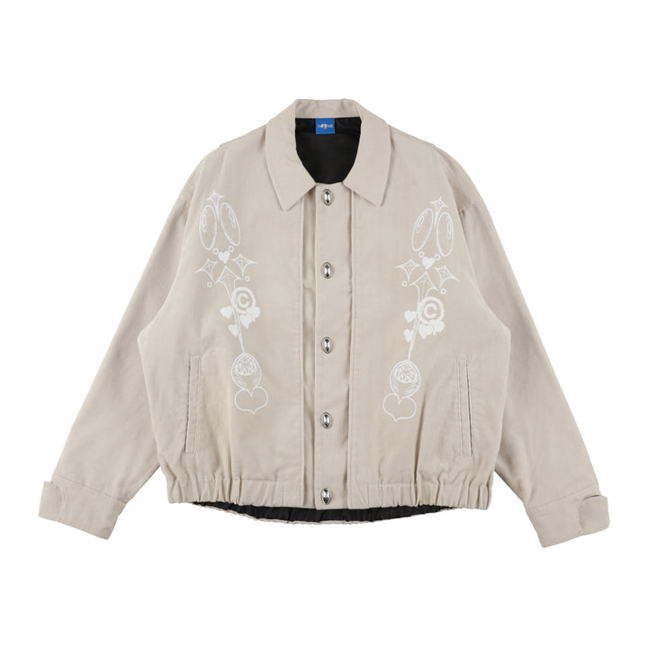 CPD SWEET LOGO JACKET / Vintage White