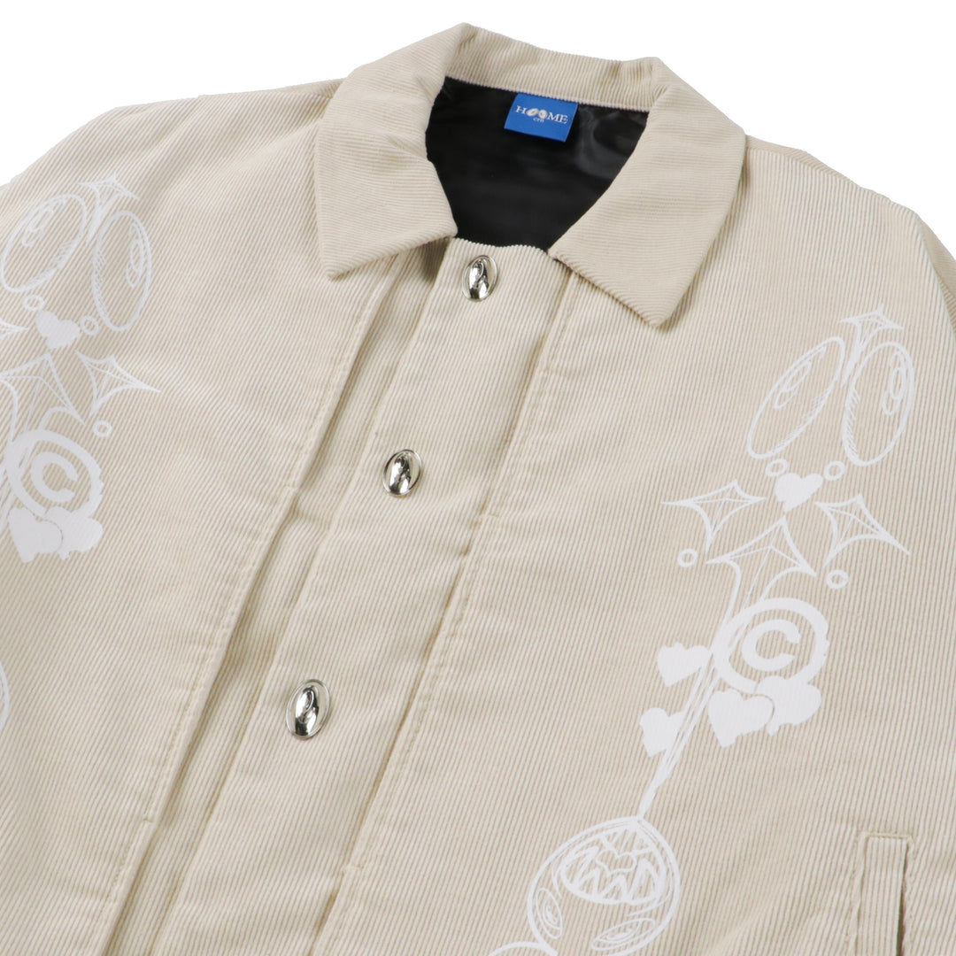 CPD SWEET LOGO JACKET / Vintage White