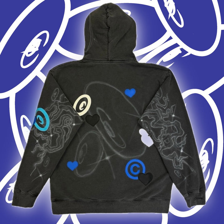 Pine tree pattern hoodie 