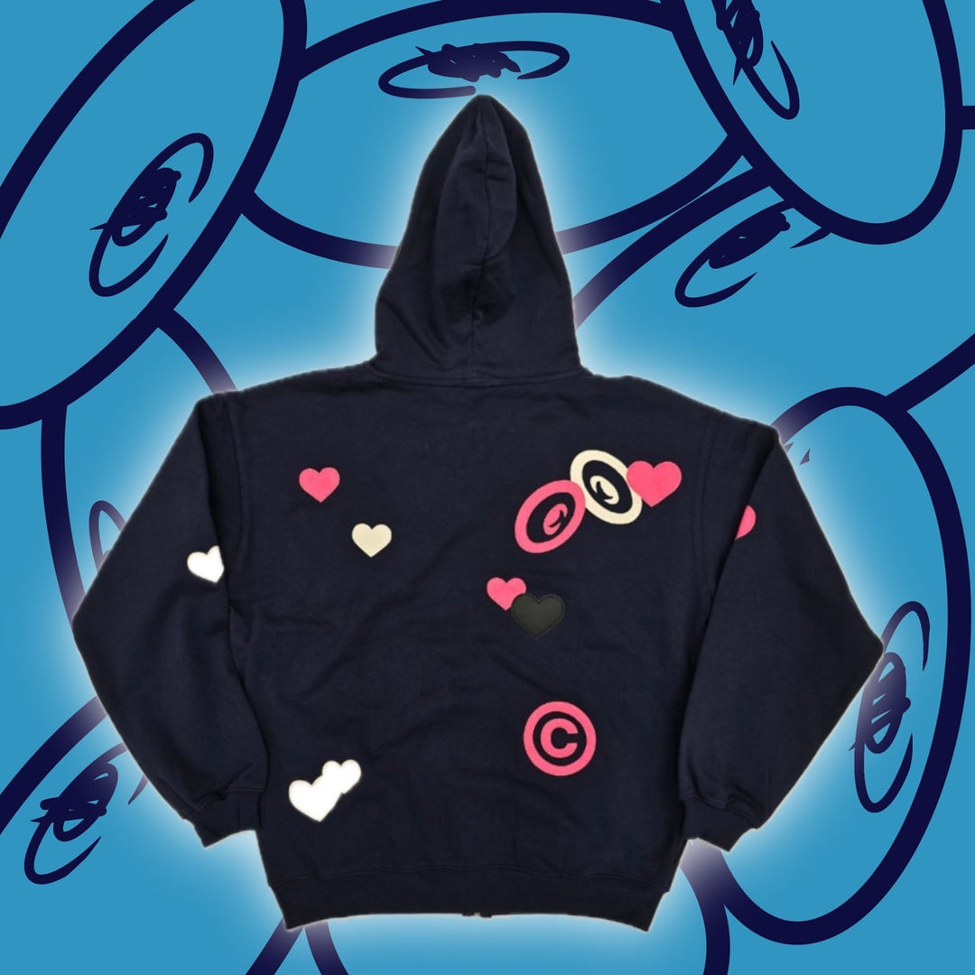 CPD LOVE Patch Zipper Hoodie 
